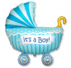 Куля фігурна Flexmetal Коляска для хлопчика 901740