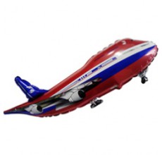 Куля фігурна Flexmetal Літак боїнг червоний 901661