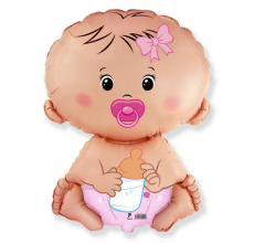 Куля фігурна Flexmetal Малюк дівчинка з соскою 901752