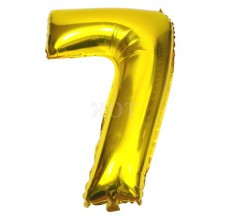 Цифра золото 7 Фігура Фольга