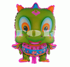 "Динозаврик" Зеленый Фигура Пленка "Динозаврик" Зеленый Фигура Пленка