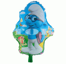 "Смурфик" Двухсторонний Полуфигура Пленка