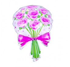 "Букет" Розовый Фигура Пленка