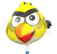 шар пленка фигура малая Энгри желтый