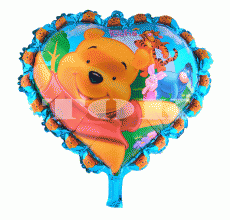 Серце "Вінні Пух" з рюшами Серце "Вінні Пух" з рюшами