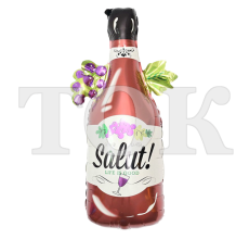 Пляшка вина Фігура фольга