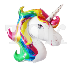 Единорог голова 1 Фигура Фольга