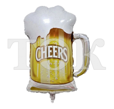 Бокал пива Фигура фольга