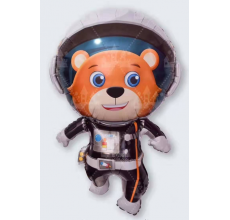 Космонавт ведмідь Фігура Фольга Космонавт ведмідь Фігура Фольга