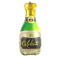 Пляшка шампанського велика 2 Фігура фольга