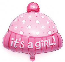 Шапка дівчинка Фігура Фольга Шапка дівчинка Фігура Фольга