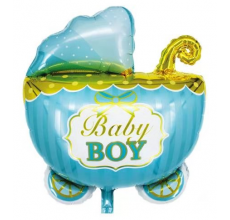 Коляска 4 блакитна Фігура Фольга Коляска 4 блакитна Фігура Фольга