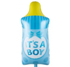 "Пляшка з соскою" блакитна 2 Фігура Фольга "Пляшка з соскою" блакитна 2 Фігура Фольга