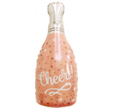 Пляшка рожеве золото