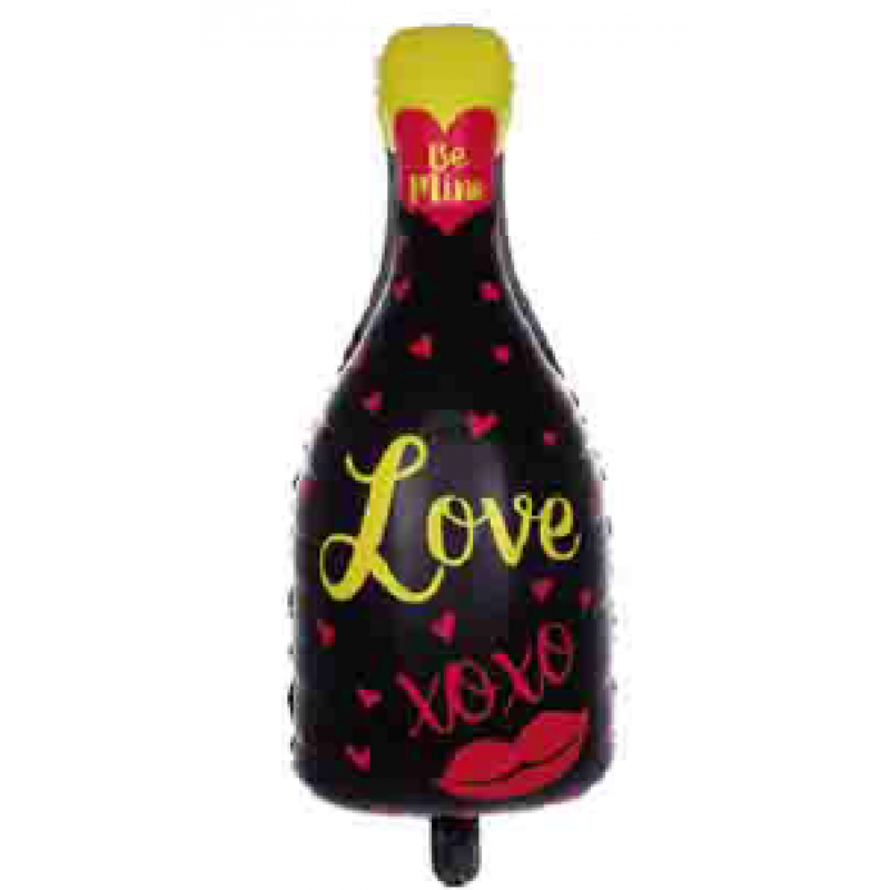 Бутылка Love Фигура фольга