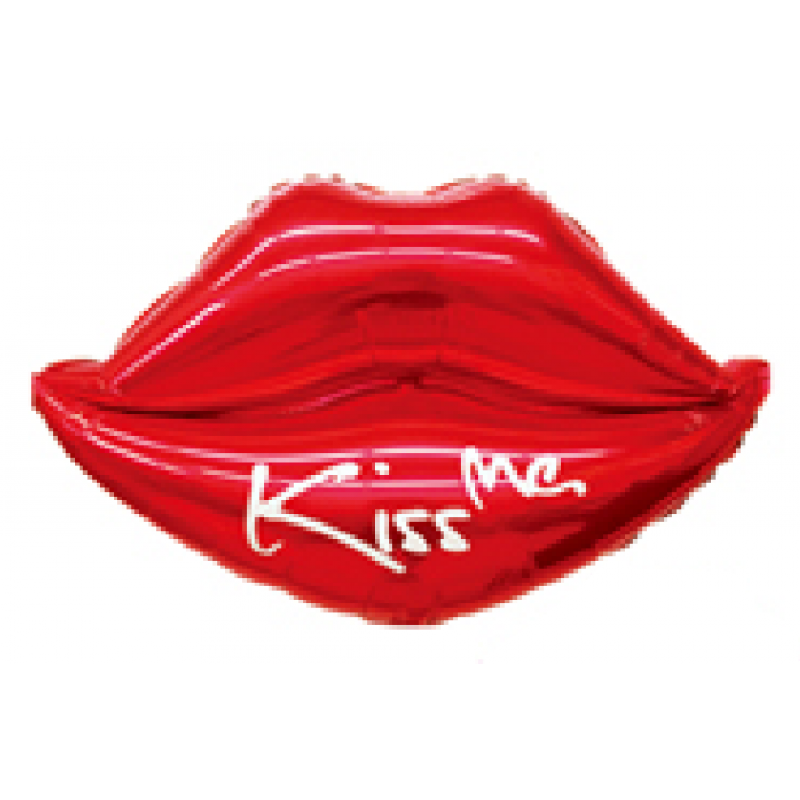 Губы "Kiss me" 2 Фигура Фольга
