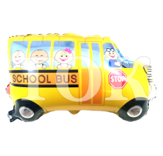 Машина школьный автобус Фигура Фольга