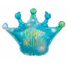 Корона 6 блакитна Фігура фольга Корона 6 блакитна Фігура фольга