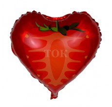 Полуниця серце Фольга