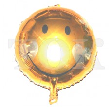 Смайл с сердечками золото Таблетка Фольга