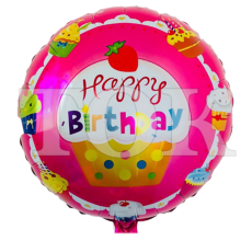 "Happy Birthday"  Таблетка Фольга - 38  "Happy Birthday"  Таблетка Фольга - 38