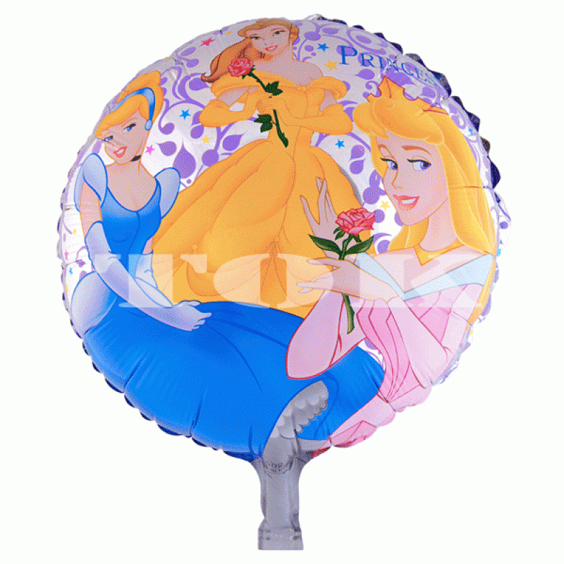 "Три Принцессы " на серебристо-фиолетовом фоне Таблетка Фольга