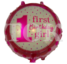  Первый день рождения девочки  Таблетка Фольга