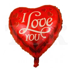 Серце "I Love You" червоне 0934-62