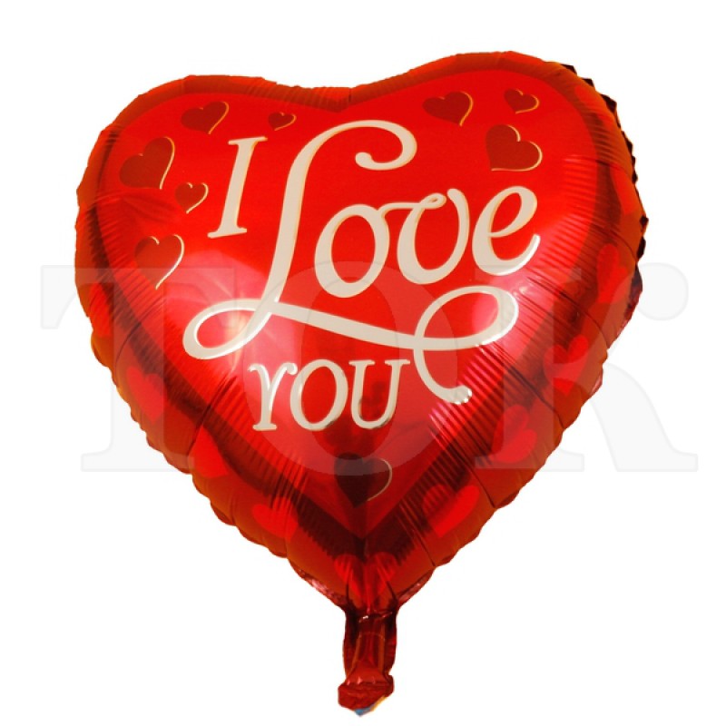 Серце "I Love You" червоне 0934-62