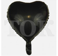  "Сердце" черное 18 дюймов