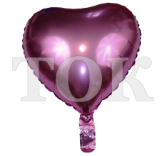 Серце лілове 18 дюймів Серце лілове 18 дюймів