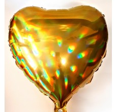 Серце золото, що переливається