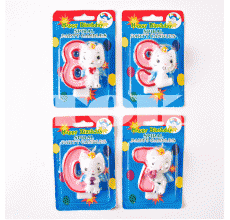 Свічка "Цифри Кітті"