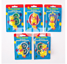 Свічка "Цифри Вінні Пух"