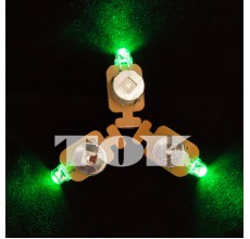 Светодиод "3 режима" Зеленый Одноцветный Светодиод "3 режима" Зеленый Одноцветный