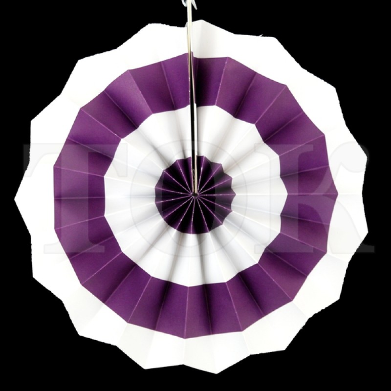  Веер № 0924-71   20 см. фиолетовый