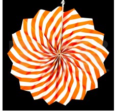 Веер № 0924-81 40 см. оранжевый