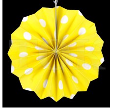 Веер № 0924-87 40 см. желтый