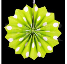 Веер № 0924-87 40 см. салатовый