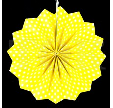 Веер № 0924-93 40 см. желтый