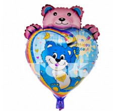 Ведмедик 2 в 1 Фігура Фольга