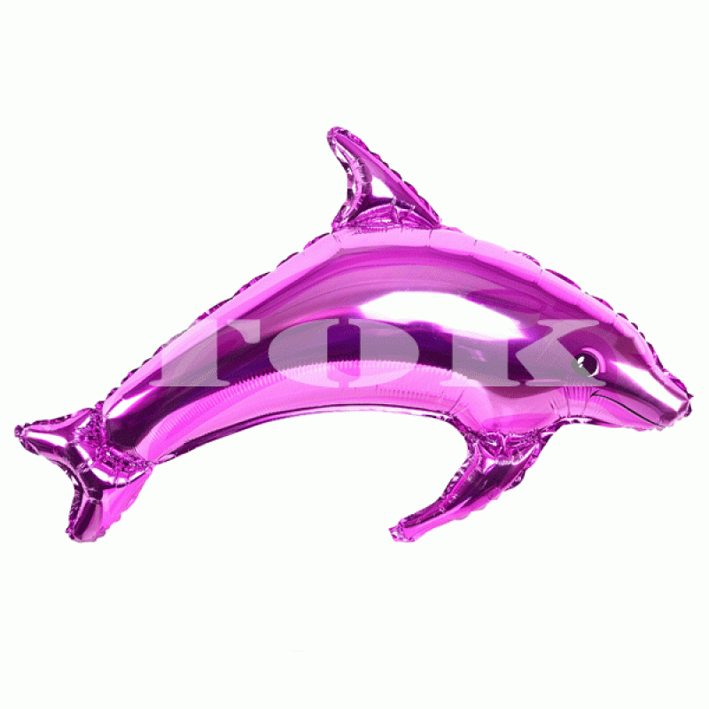 Дельфин большой розовый
