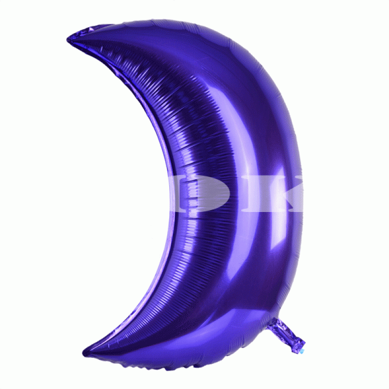  "Луна" большая  фиолетовая Фольга