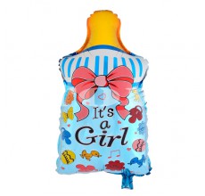 "Пляшечка з соскою" блакитна Фігура Фольга