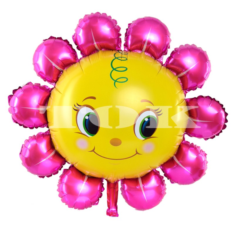 "Сонечко-Квітка" Великий рожевий Фігура Фольга