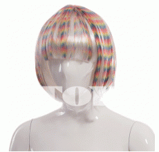 Перука "Карі біла-райдуга" №12TL0812-5