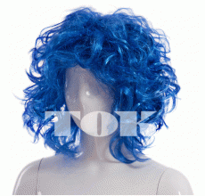 Перука S-8 "Монро" блакитна