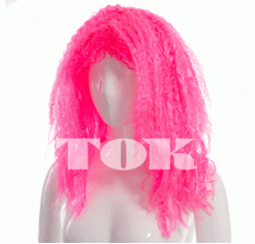 Перука № S-4 Хімія рожевий