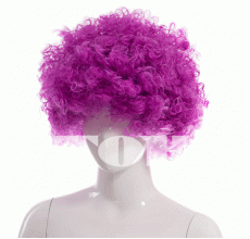 Перука клоун фіолетова