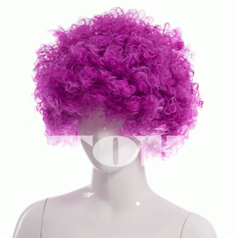Перука клоун фіолетова